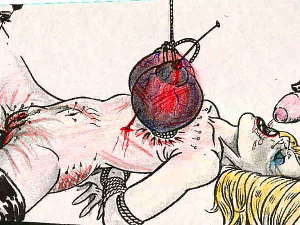 Arte de sexo brutal y bondage malvado forzado
 #69688930