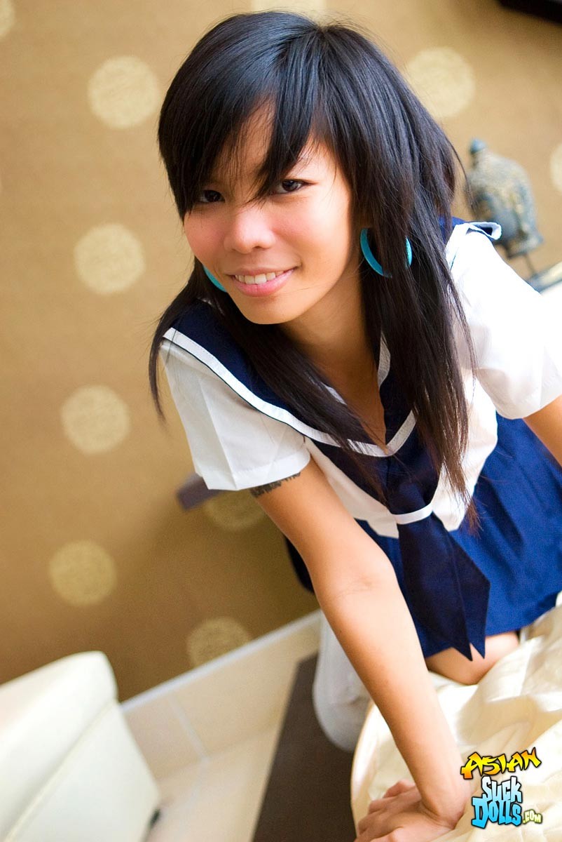 Puy is dressed like a sailor girl and needs a cock to ride on! #68453577