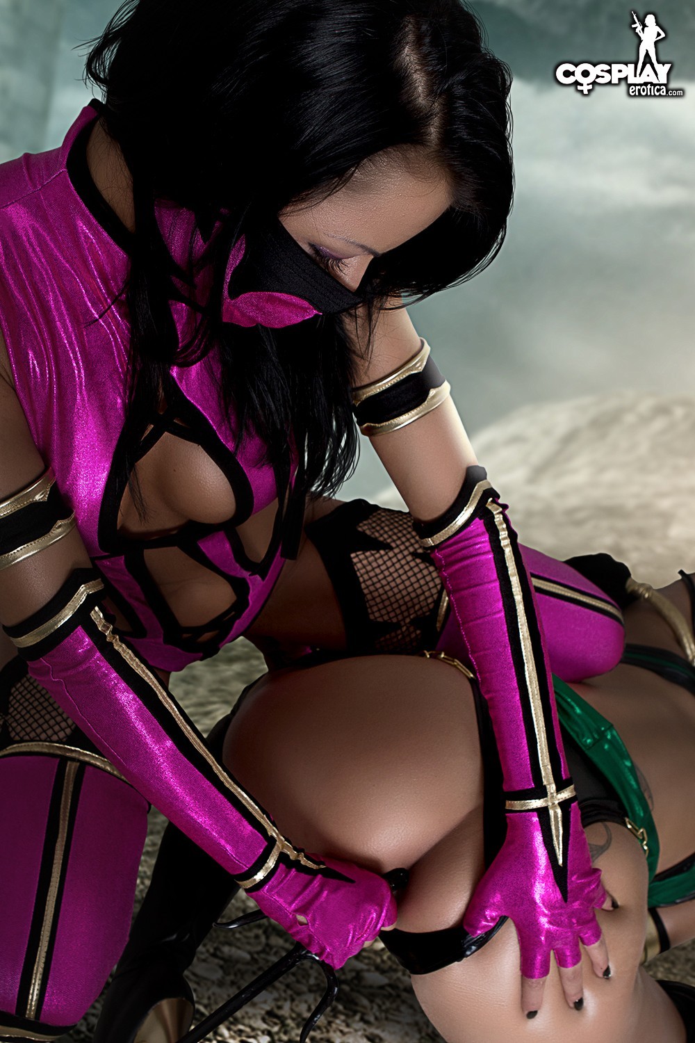 CosplayErotica  Mileena Jade Mortal Kombat nude cosplay #75734438