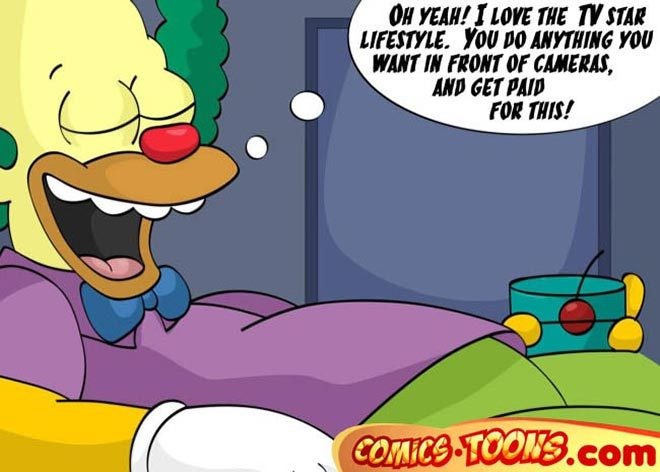Lisa grab Krusty the Clown and fucked #69671464