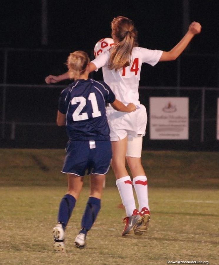 sporty soccer chicks #70759319