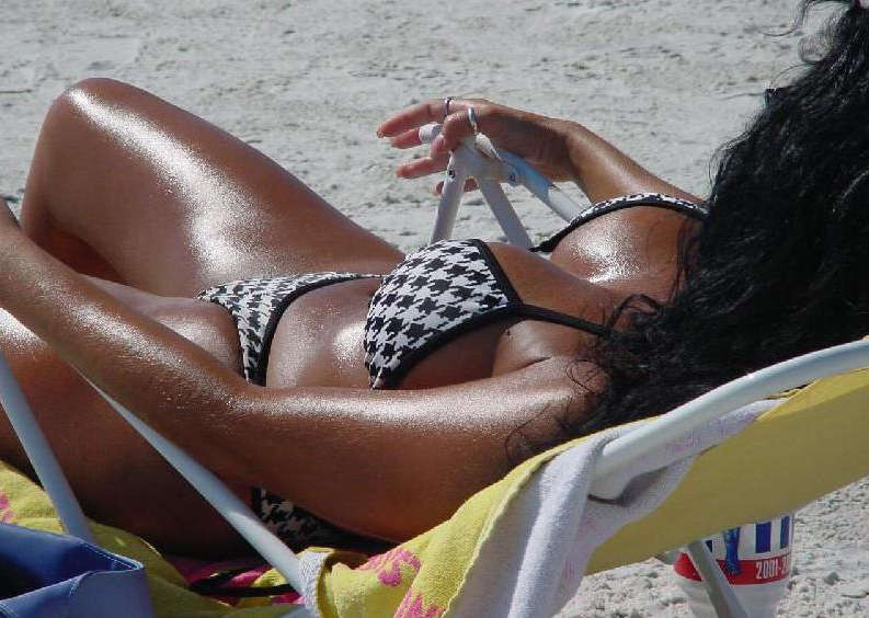 Candid photos taken of hot black babes taken at a beach #73352976