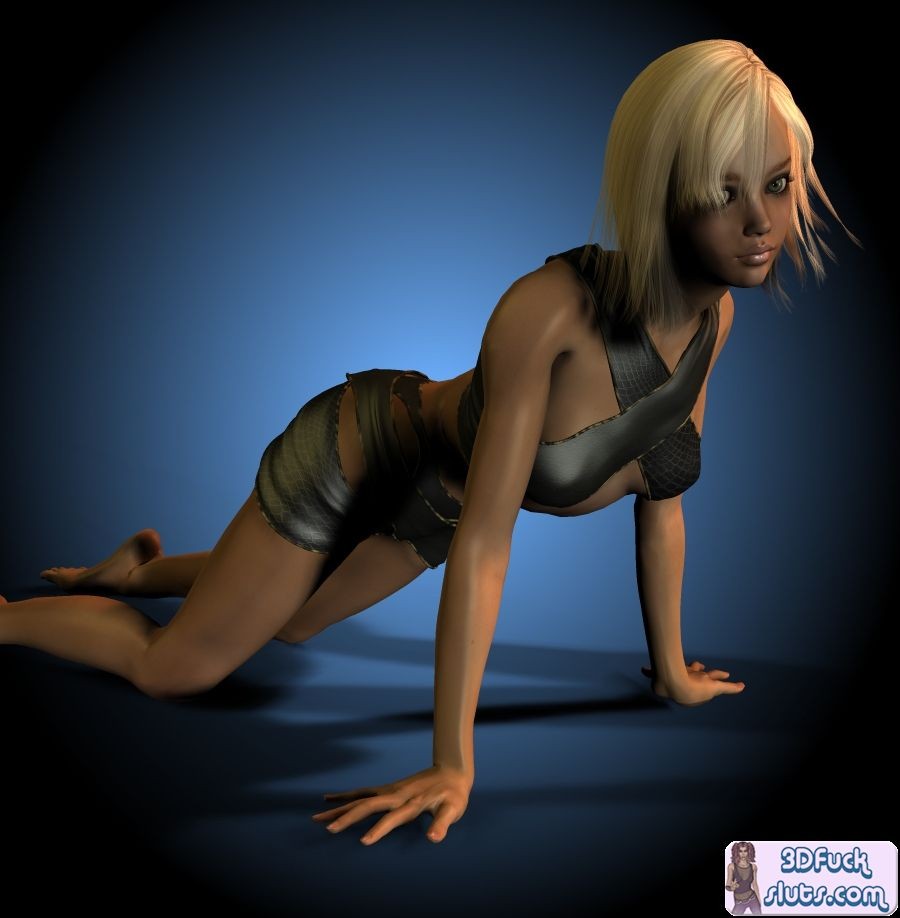 Blonde cavegirl toon #69692181