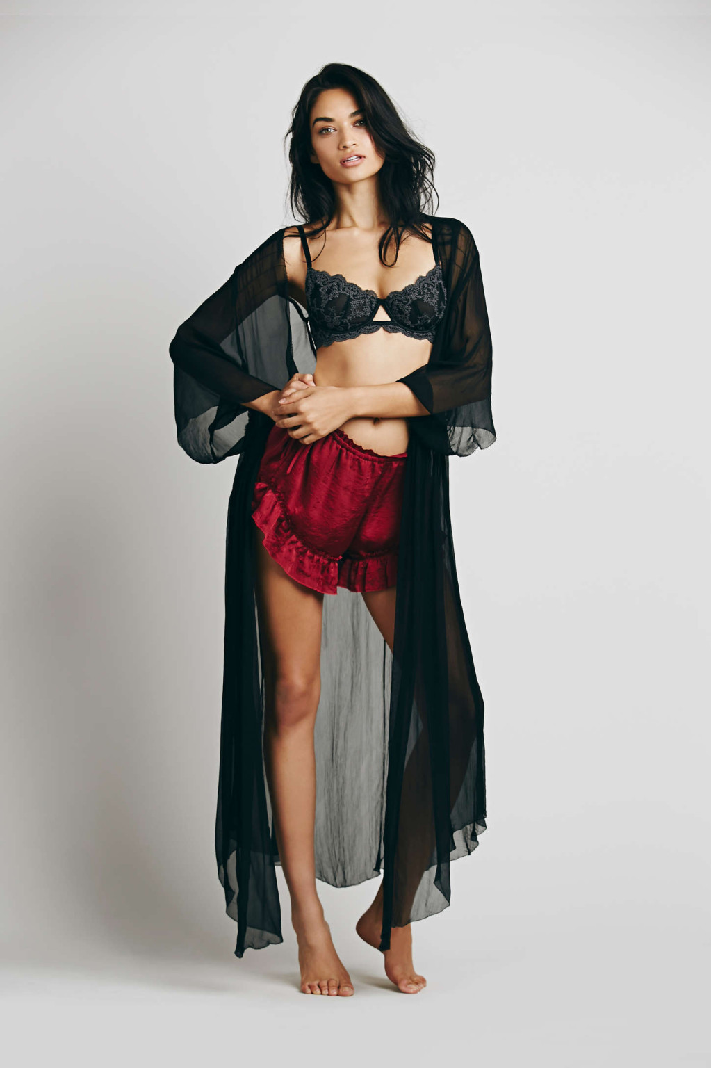Shanina shaik montrant ses seins et son cul dans free people collection 2015 voir t
 #75173584