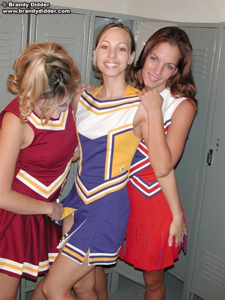 Brandy Didder and her girlfriends get ready for cheerleading practice! #74943728