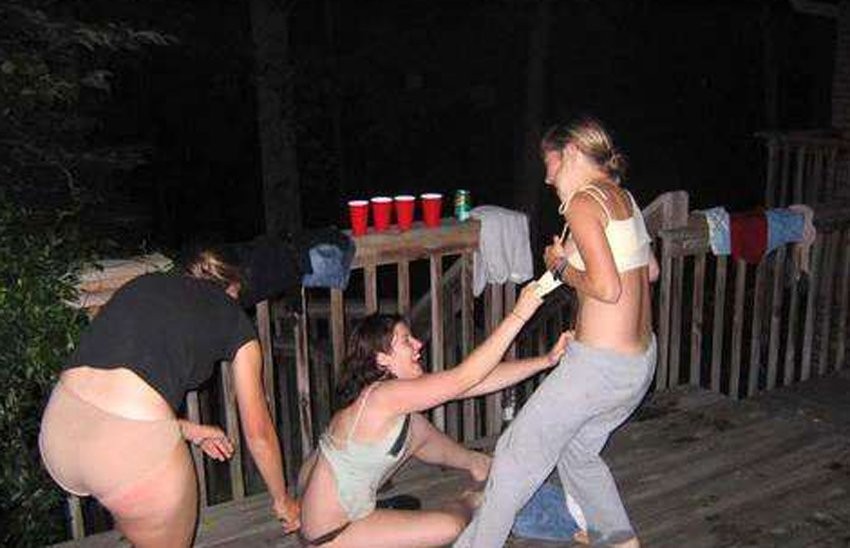 Drunk Sorority College Girls Going Fucking Wild #76396850