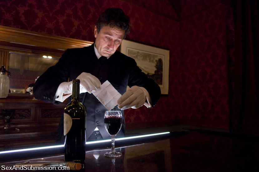 The Butler takes revenge with ass fucking mistress in restraints #72123892