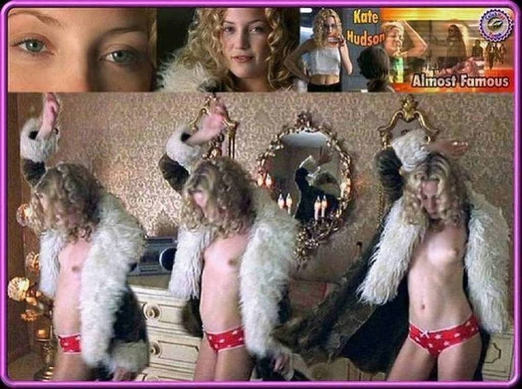 sexy blonde actress Kate Hudson nude on the beach #75366781