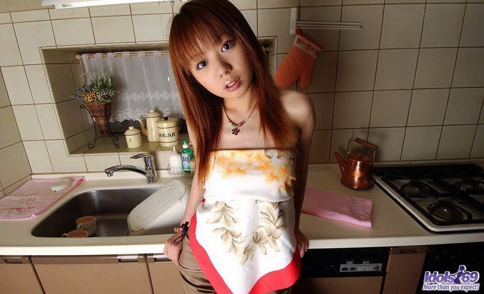 Redhead asian idol Miyu showing tits and hot pussy #69811160