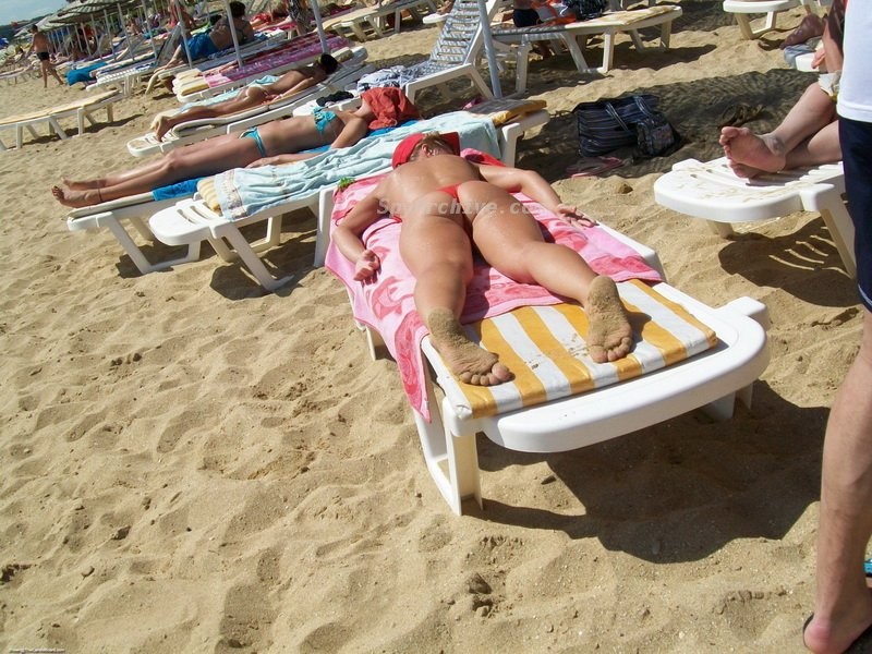 Hot amateur girls on beach #67488634