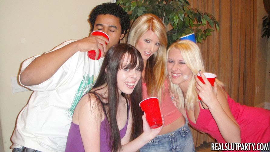 Drunk coed hotties getting insane at hardcoe orgy sex party #76797292