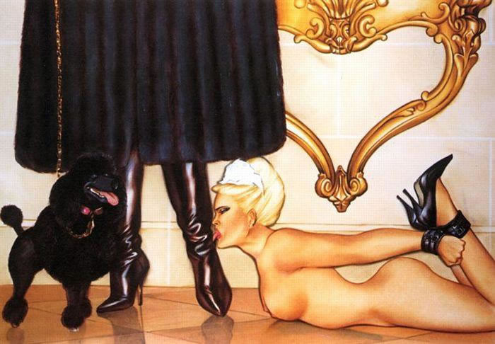 erotic lesbian sex bondage artwork #69696828