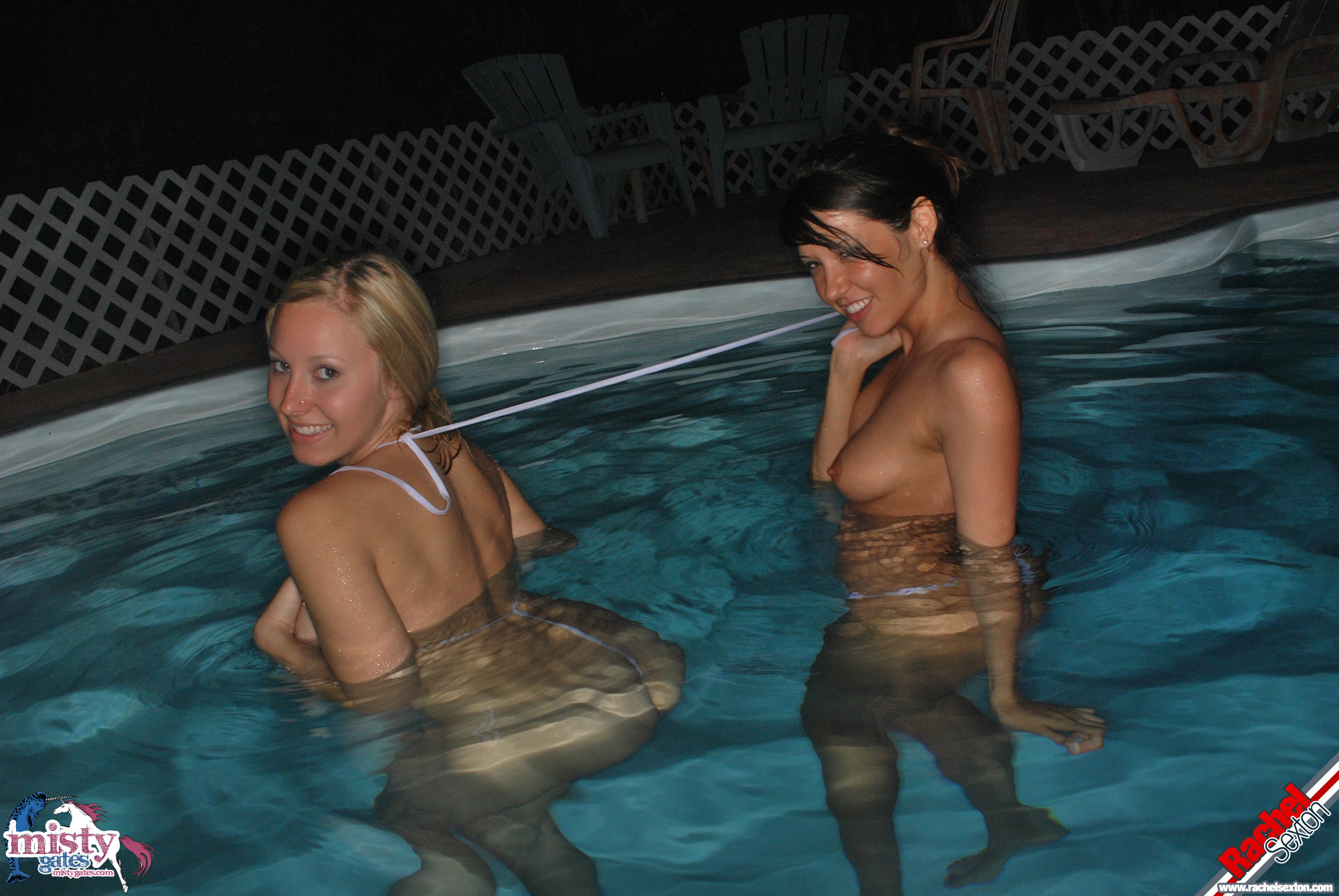 Rachel sexton desnuda bañandose en la noche con misty gates
 #67909942