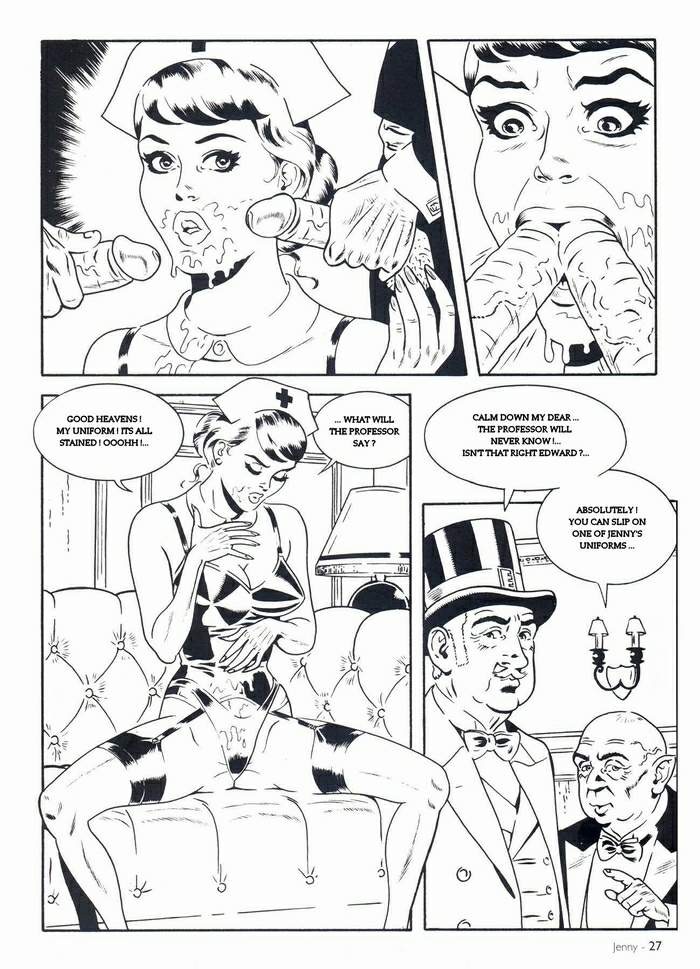 エロティックなフェラチオとレズビアン・スパンキングのコミック
 #69722055