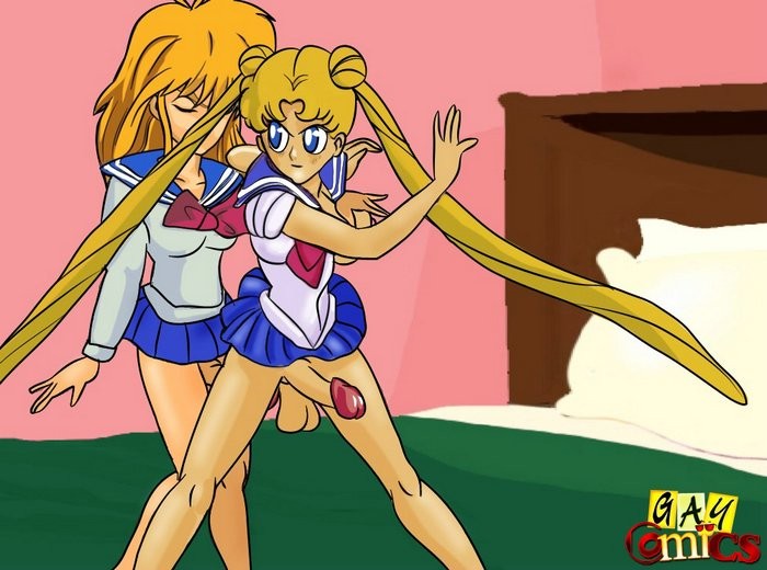 Transsexual Sailormoon in action! #69614322
