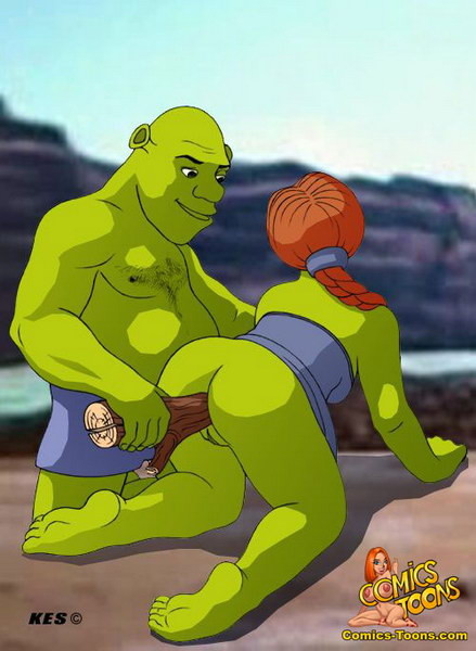 Increíbles ilustraciones de aventuras de shrek porno 
 #69718086