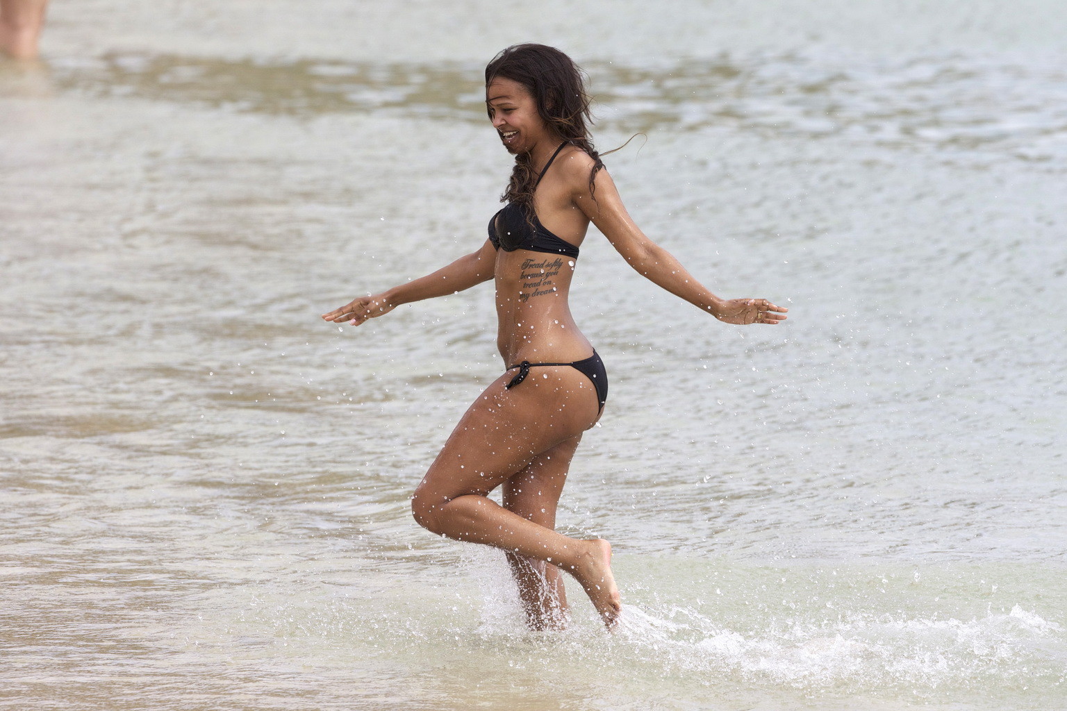 Samantha Mumba booty in bikini at the beach in Hawaii #75271011