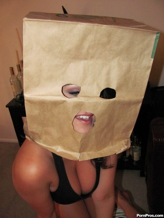 Creepy Bag Face Girl #73243055