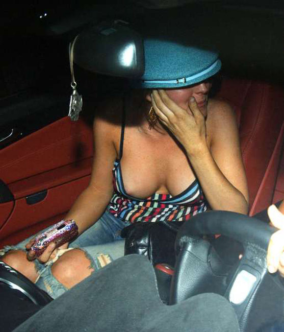Celeb Lindsay Lohan nipple slip and nude ass #75427206