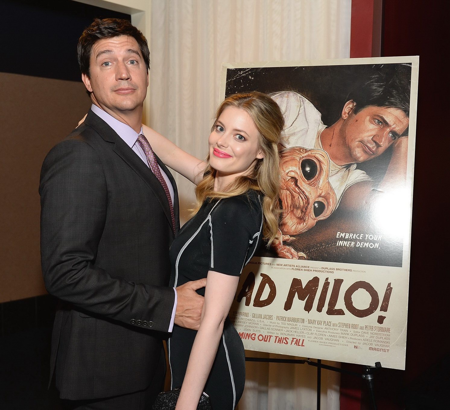 Gillian Jacobs see through to bra at the 'Bad Milo' premiere in Hollywood #75220132