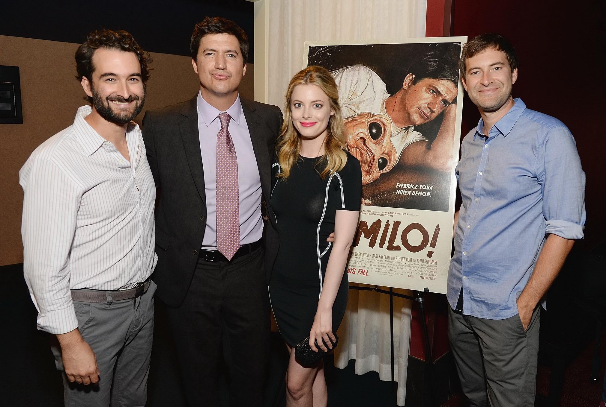 Gillian Jacobs see through to bra at the 'Bad Milo' premiere in Hollywood #75220142