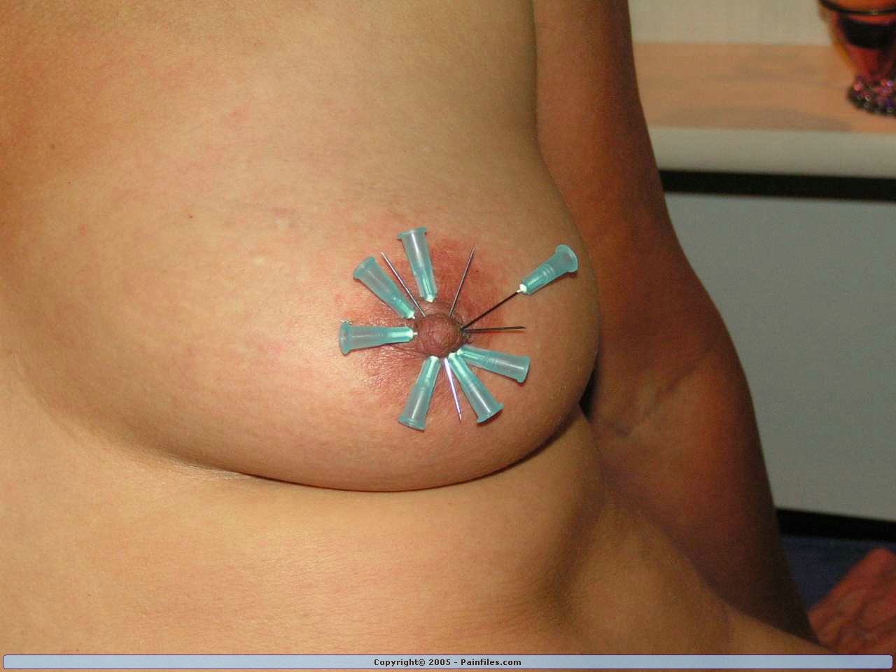 Slavegirls extreme breast torments and needle pain #72206539