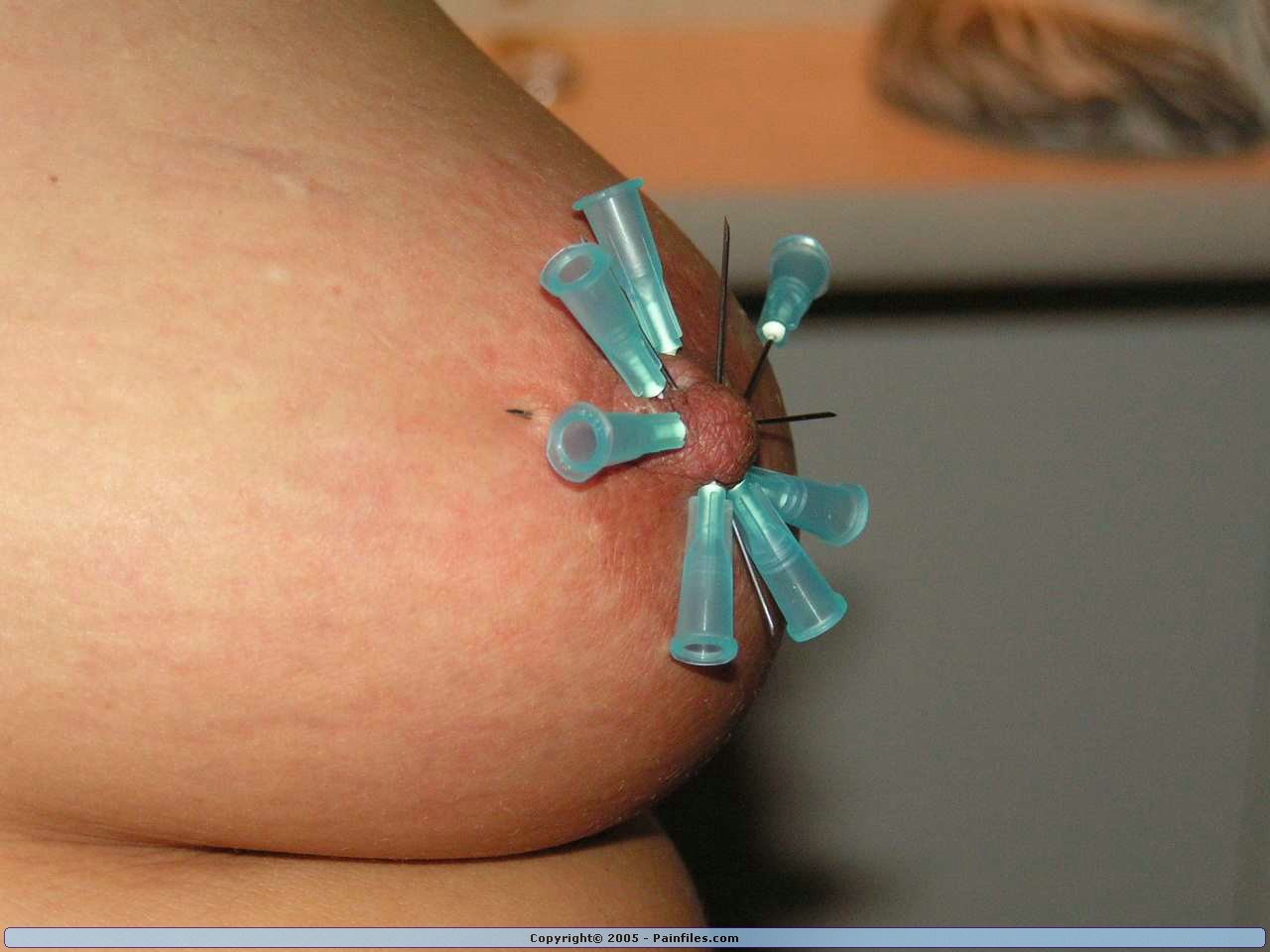Slavegirls extraordinary breast torments and needle suffering #72206545
