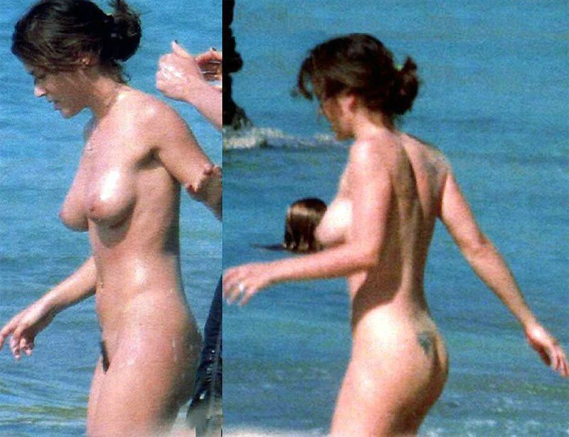 Alyssa Milano, une célébrité aux gros seins, exhibe sa belle poitrine.
 #75038351