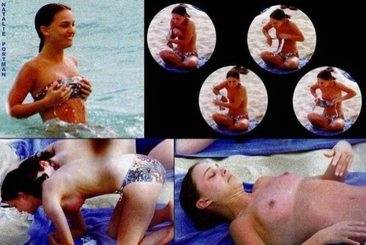 cute actress next door Natalie Portman beach nudes #75359814