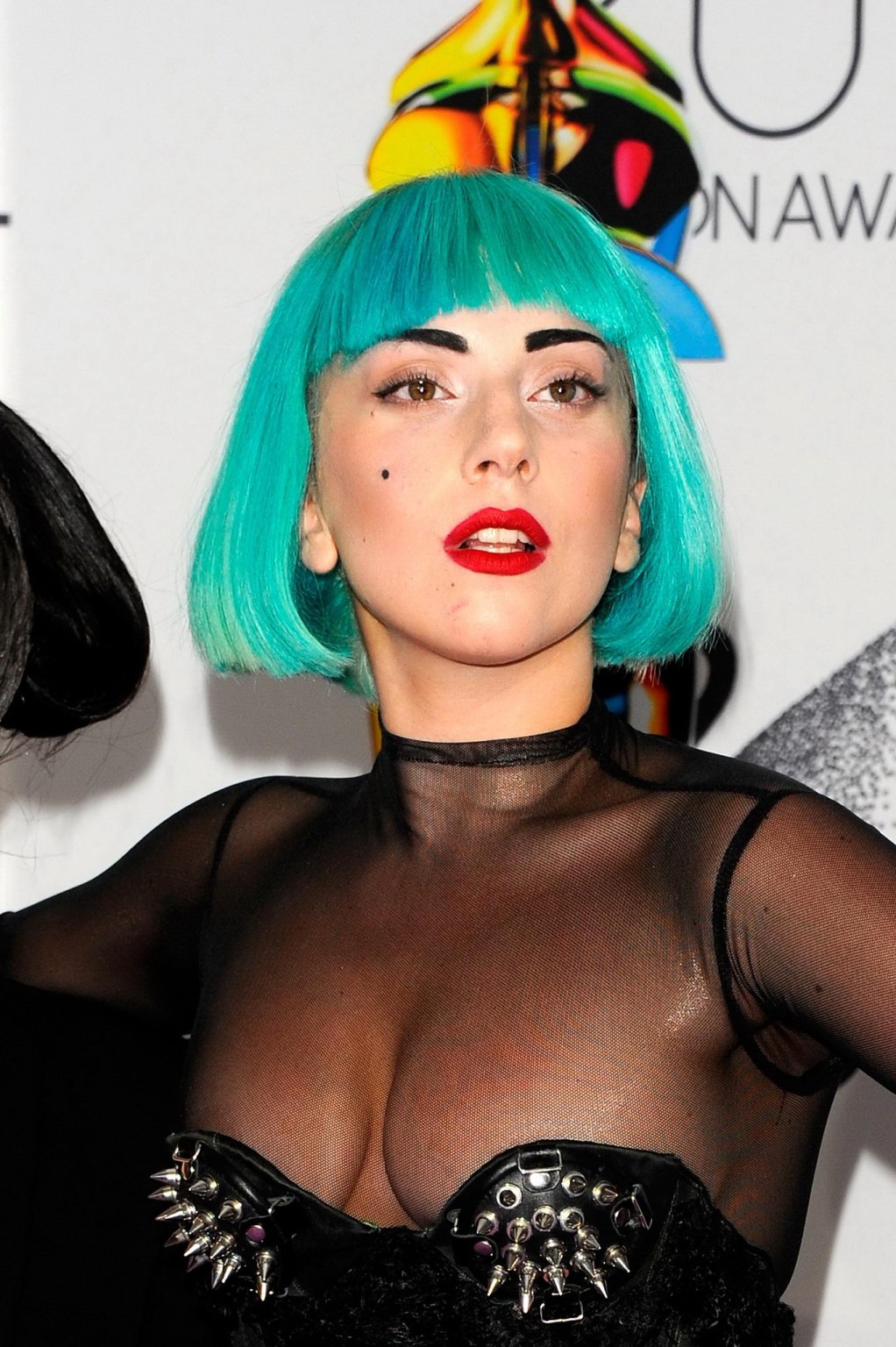 Lady Gaga nip slip at 2011 CFDA Fashion Awards in NYC #75301099