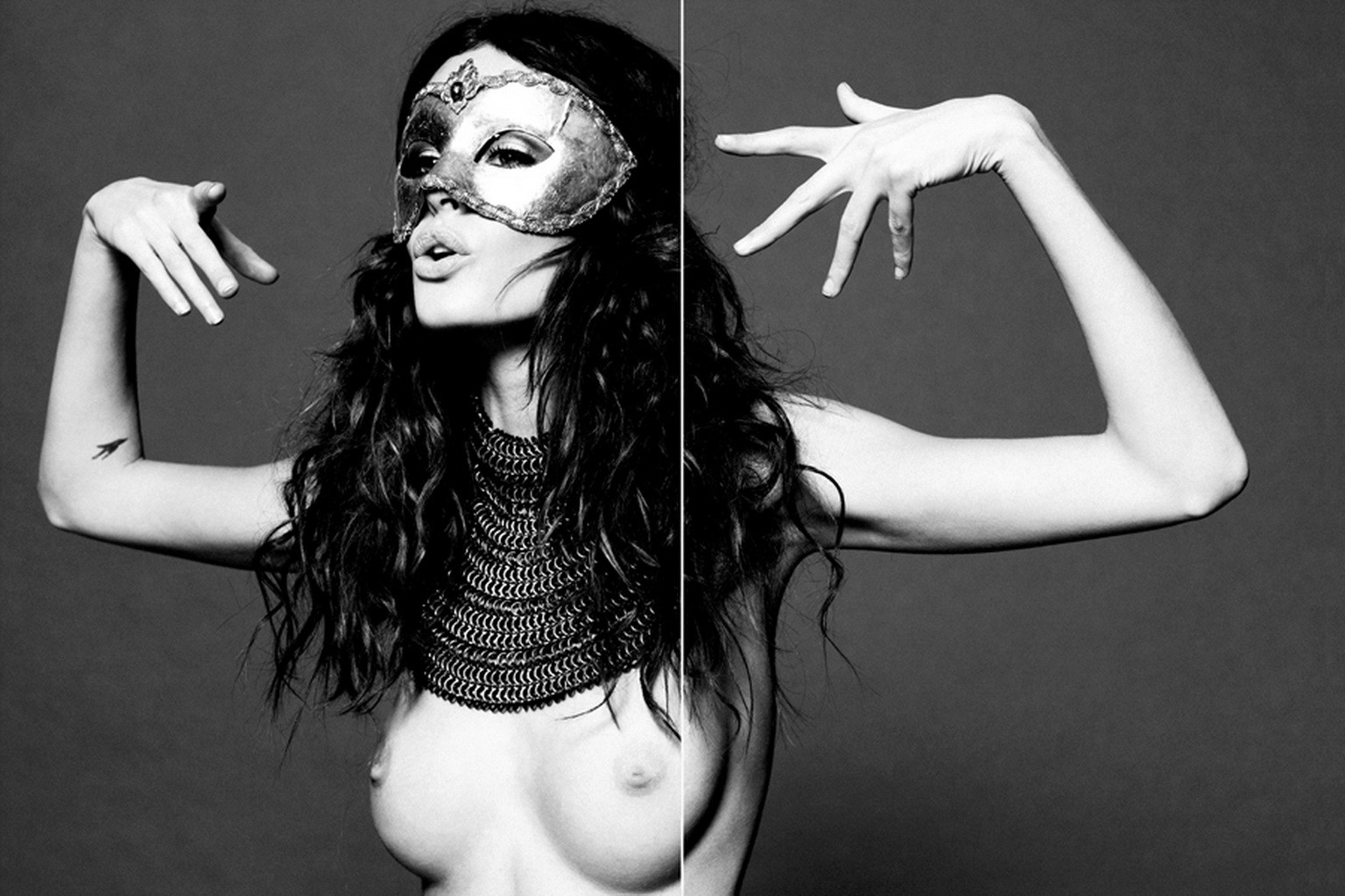 Nicole Trunfio topless in Aram Bedrossian photoshoot for Lovecats #75298884