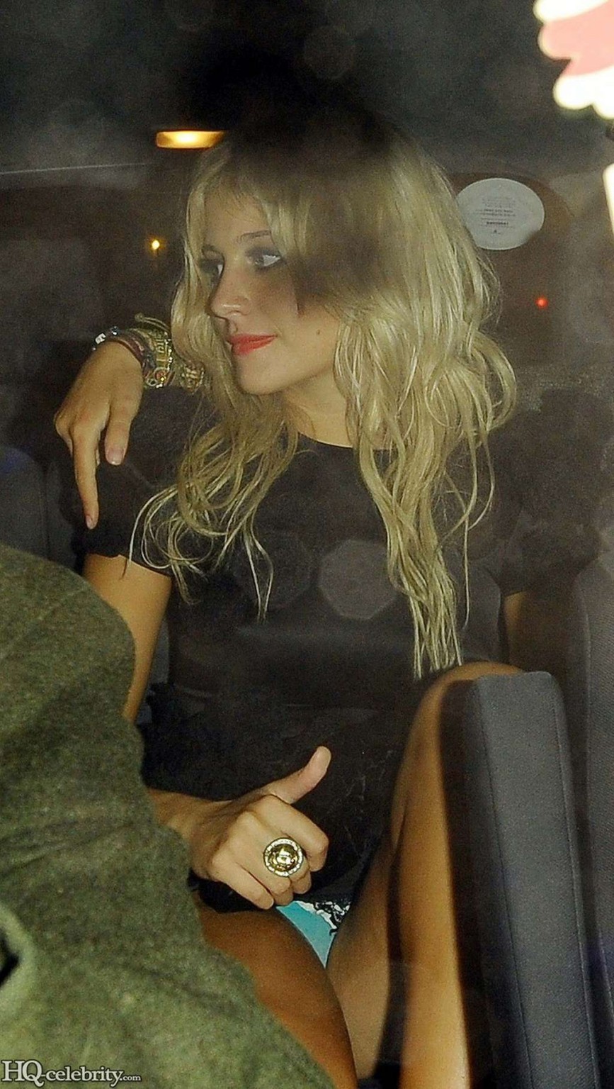 Pixie Lott flashing her panties upskirt in car paparazzi shoots and posing in st #75328295