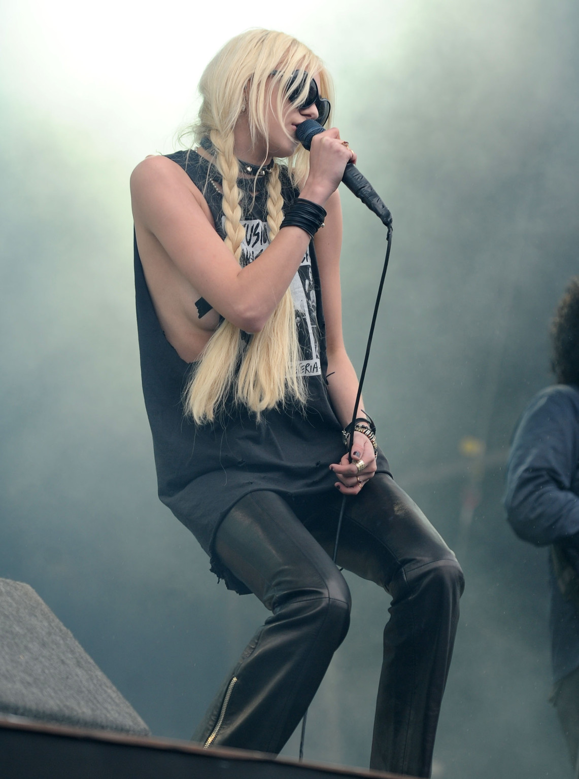 Taylor Momsen performing with taped nipples on 2011 Download Festival #75300035