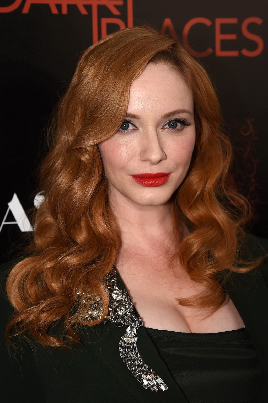 Christina Hendricks showing cleavage at the premiere #75157119