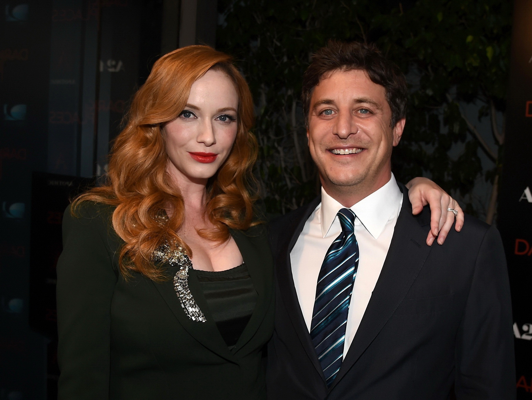 Christina Hendricks showing cleavage at the premiere #75157187