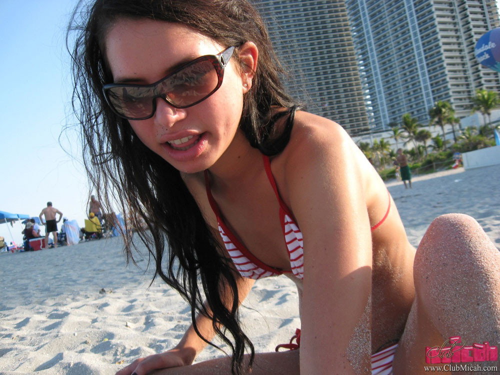 Micah Moore in bikini at the seaside #72291122