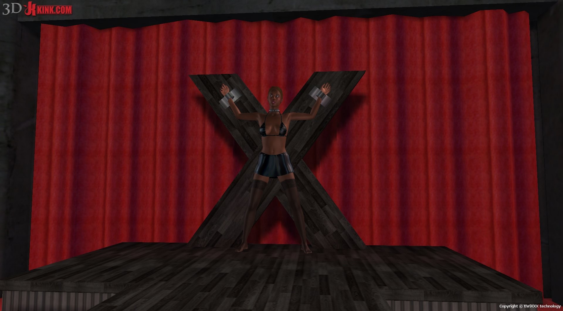 バーチャルフェティッシュな3Dセックスゲームの中で繰り広げられるホットなBdsmセックスアクション
 #69583888