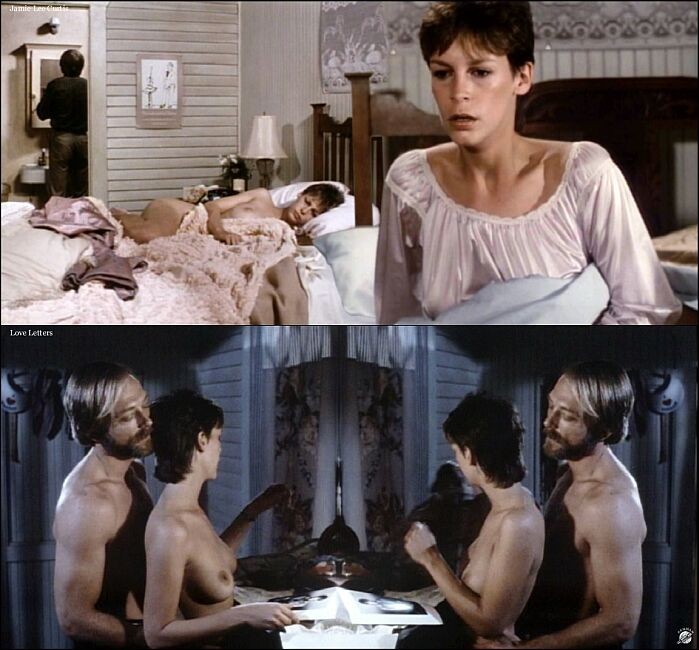 tomboy actress Jamie Lee Curtis nude and see thru lingerie #75370527