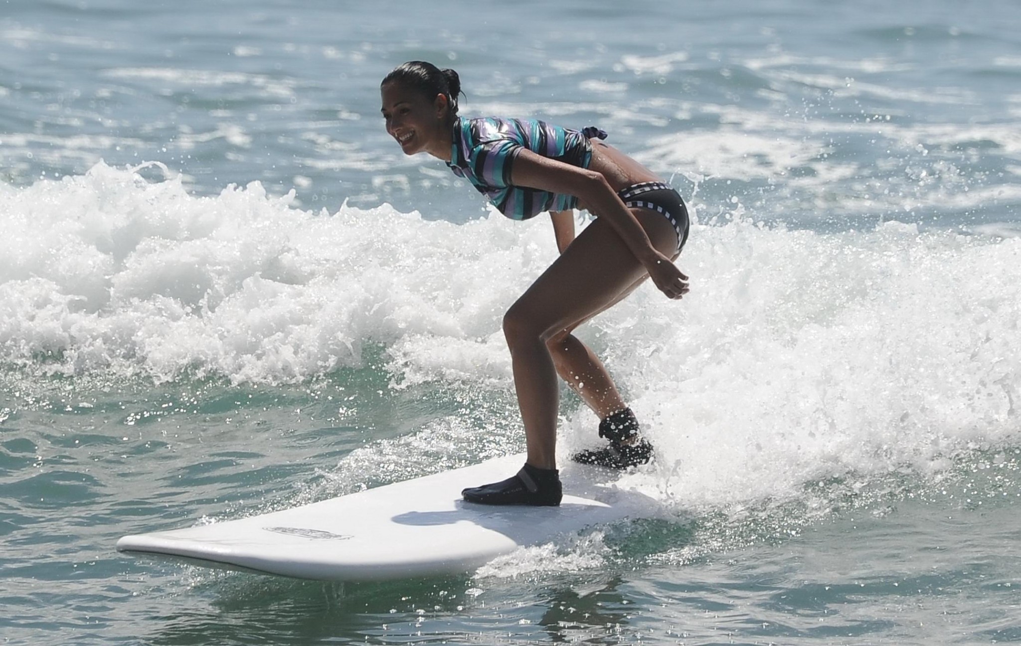 Nicole Scherzinger in bikini at Oakley 'Learn to Ride' surf event #75258063