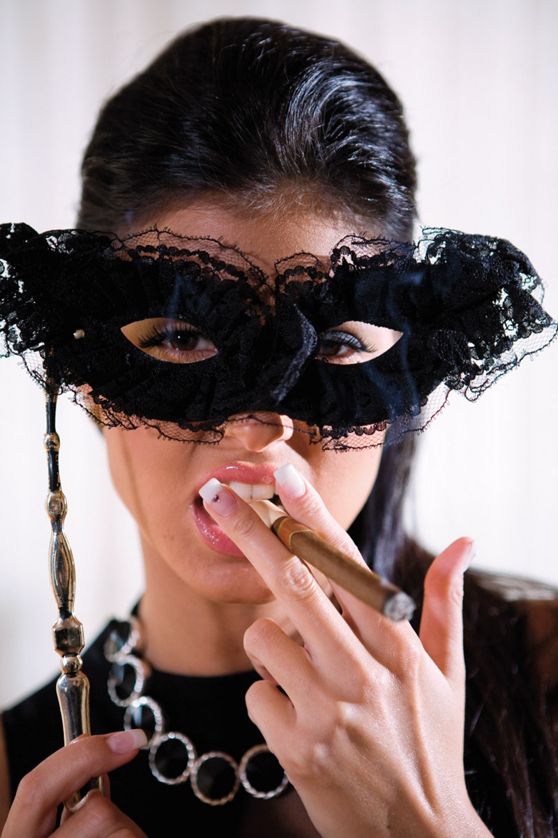 Lucky behind the mask smoking and sucking #74873336