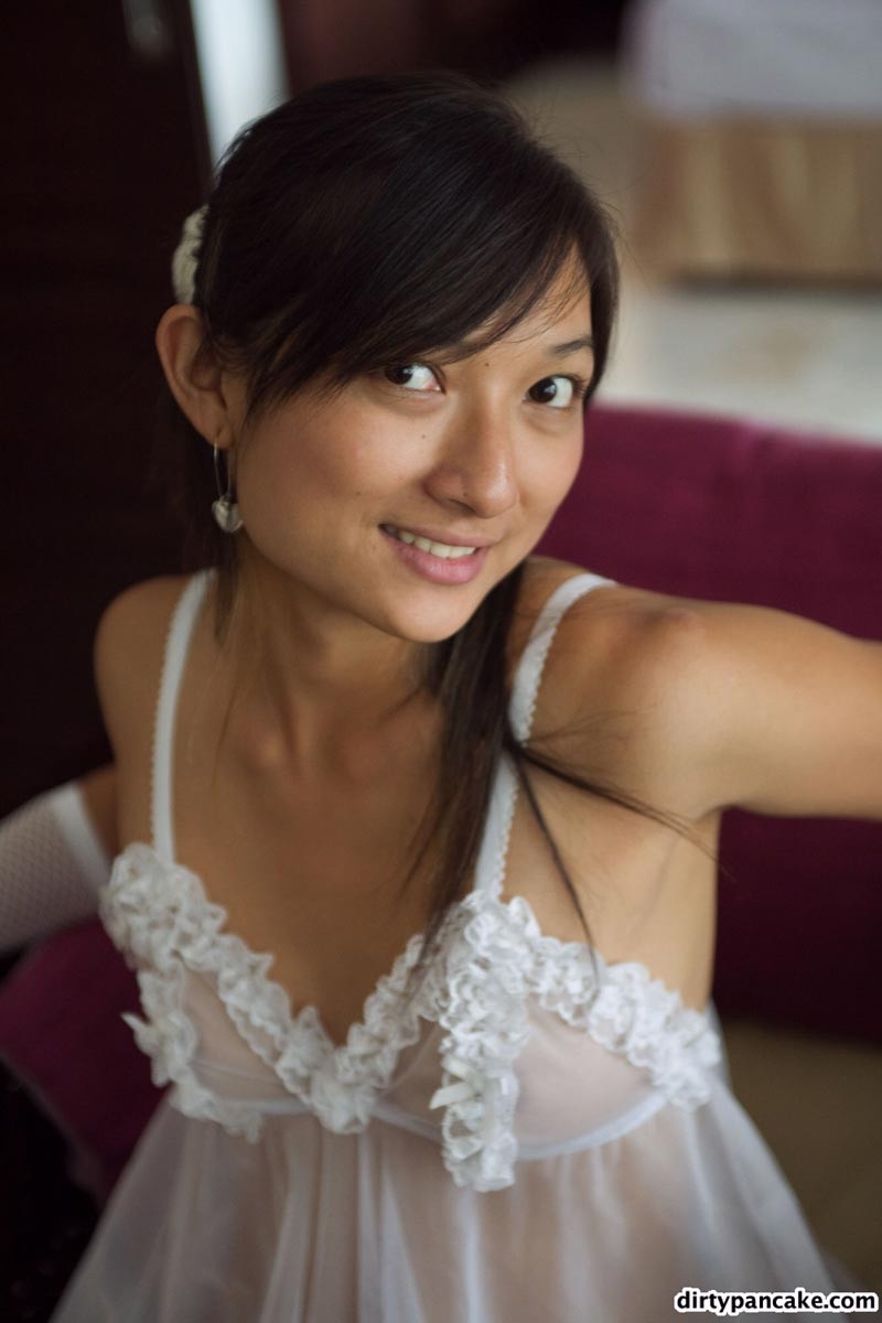 Asian teen girl in sheer teddy #69953999