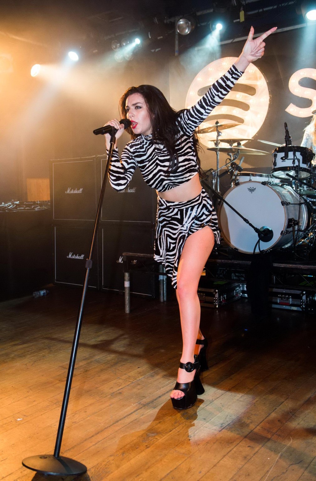 Charli XCX upskirt at the Spotify Opening Gig in London #75169027