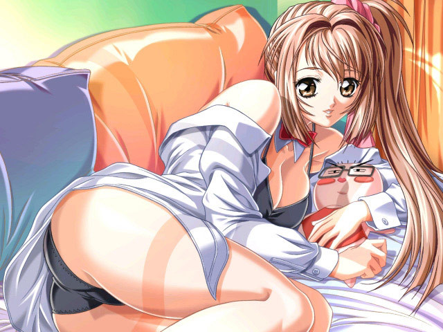 Hot hentai schoolgirl sisters with short skirts and white pantys #69688551