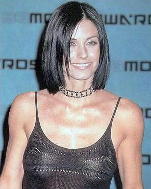 Pretty brunette Courteney Cox showing her perfect sexy body #75429551