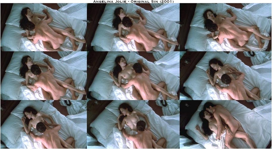 Angelina Jolie show her huge tits and nude movie scenes #75441213
