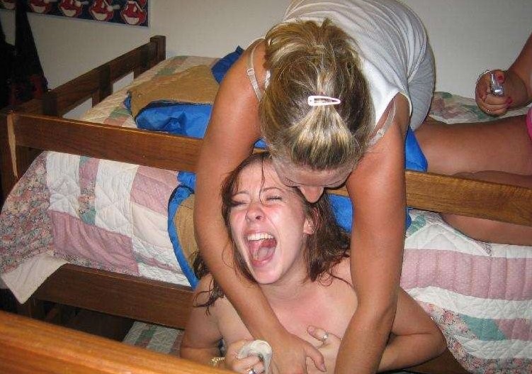Drunk college girls flashing perky teen tits and sexy asses #68396778