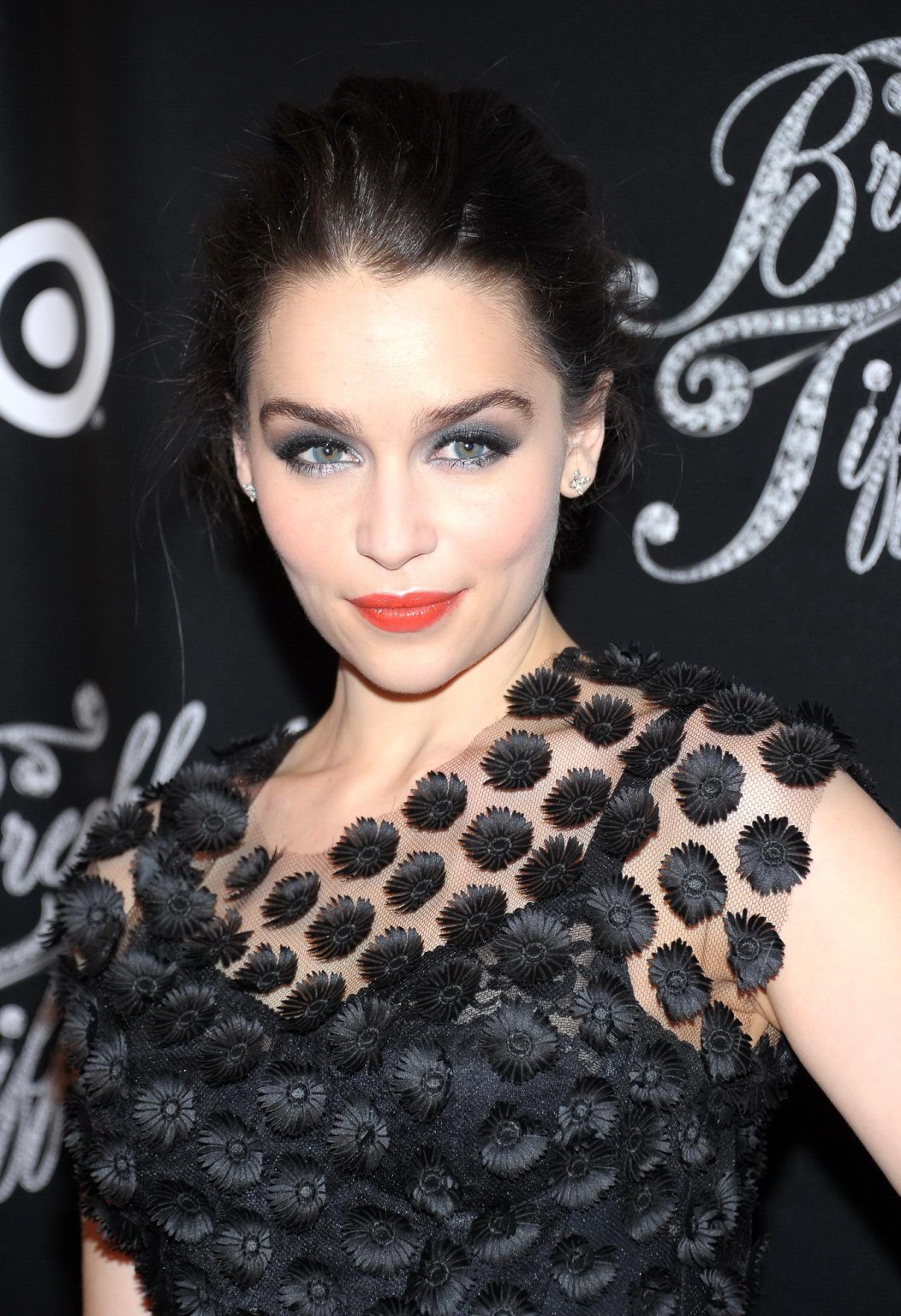 Emilia Clarke looks very hot wearing a partially see through dress at the 'Break #75237737