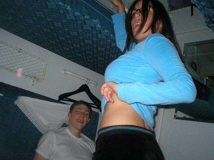 Drunk College Girl Passed Out Flashing Her Perky Amateur Teen Tits #68305501