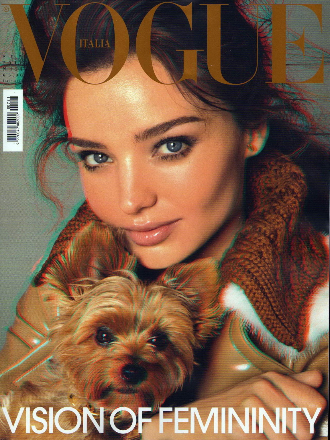 Miranda Kerr posing nude for Italian Vogue magazine - September 3-D issue #75334903