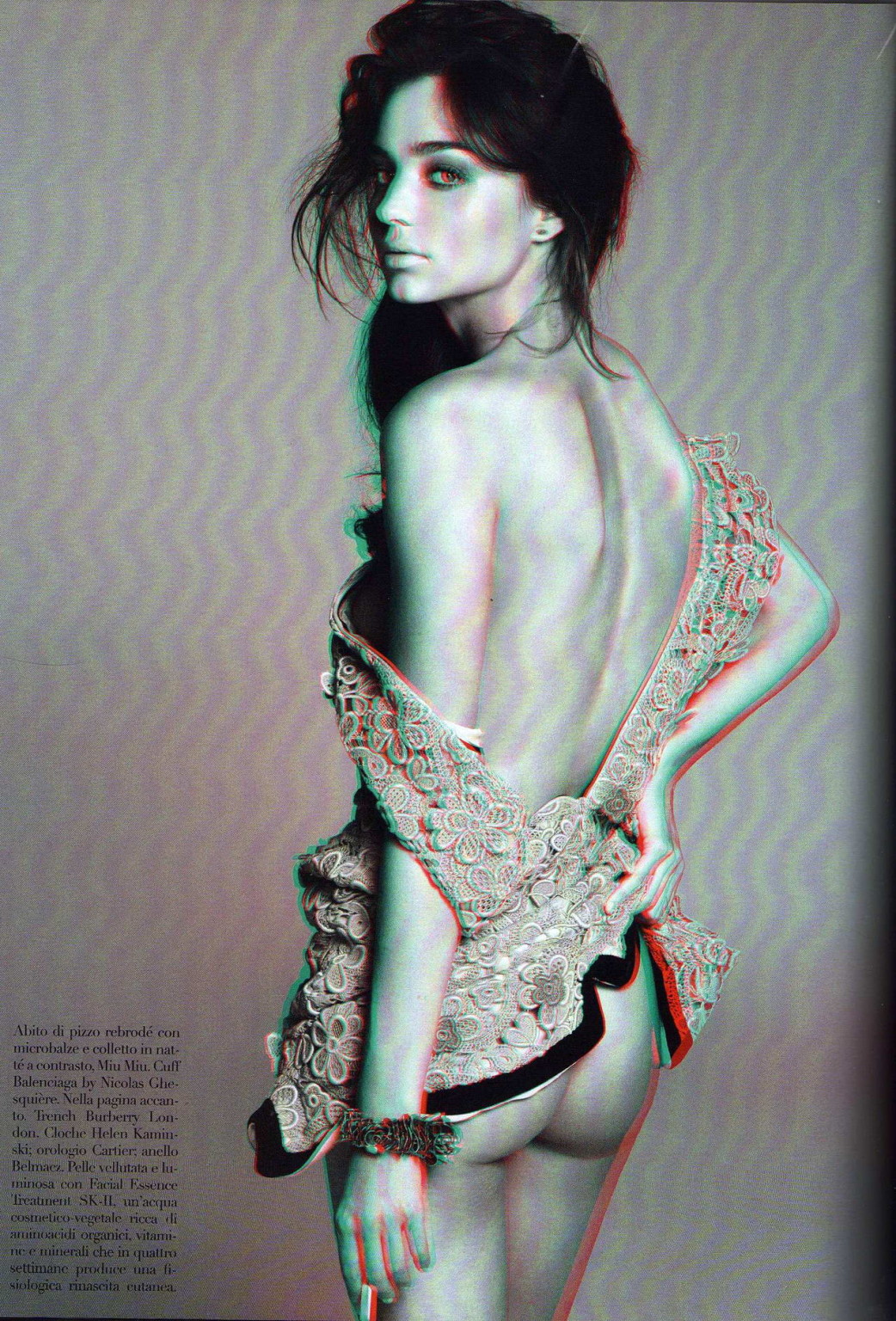 Miranda kerr posando desnuda para la revista vogue italiana - número 3-d de septiembre
 #75335111